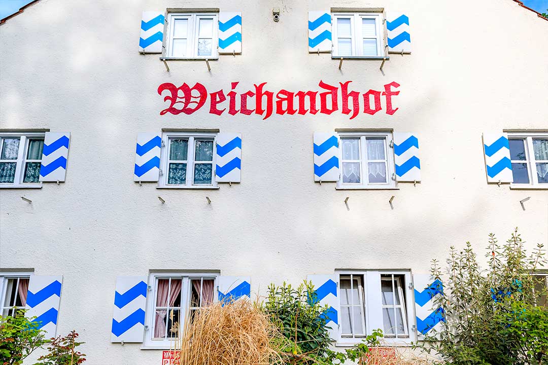 Fassadenansicht Weichandhof in Obermenzing, München